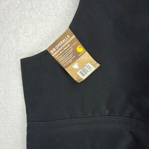 Carhartt Zip-To-Waist Insulated Biberalls Lined Mens 46x32 R38 BLK Black NOS NWT